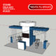 Stand 6x3 isla en madera #c623