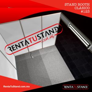 123 stand booth clásico rentatustand en renta