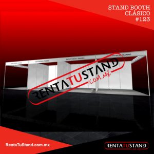 123 stand booth clásico rentatustand en renta