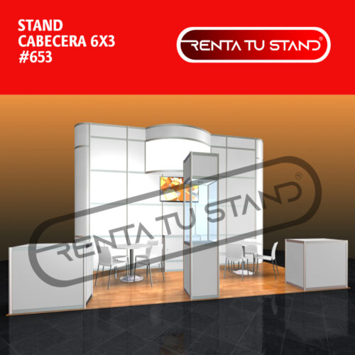 Stand cabecera 6x3 #653 | RentaTuStand.com.mx