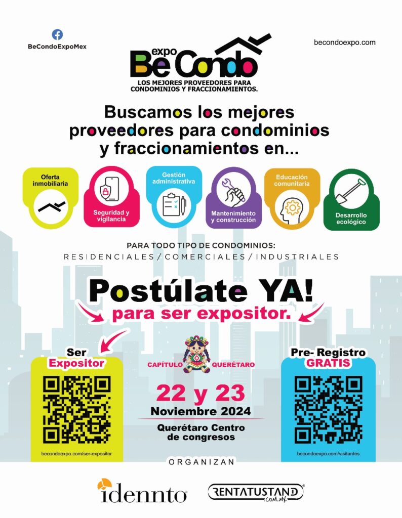 Be Condo Expo: Los mejores proveedores de condominios y fraccionamientos en México.