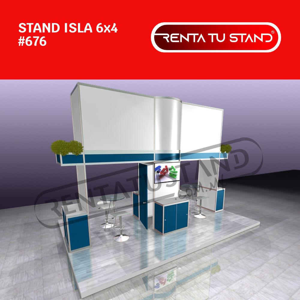 Stand Aluminio Isla #676