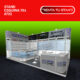 Stand esquina 7x4 aluminio #702