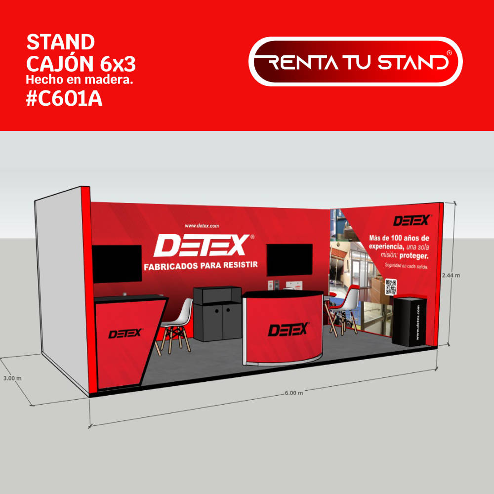 Stand hecho en madera de 6x3 #601A